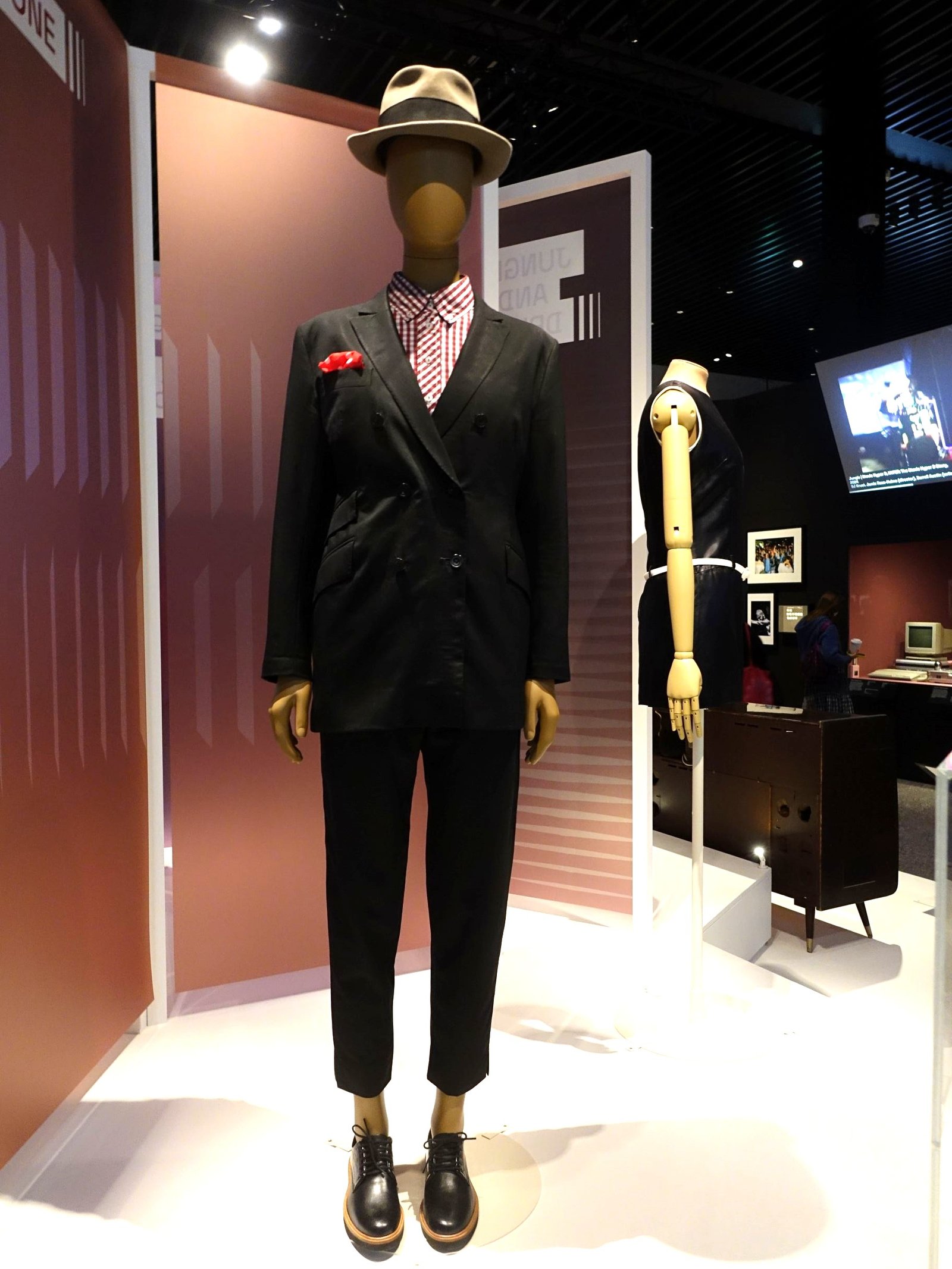 Pauline Black's outfit for The Selecter